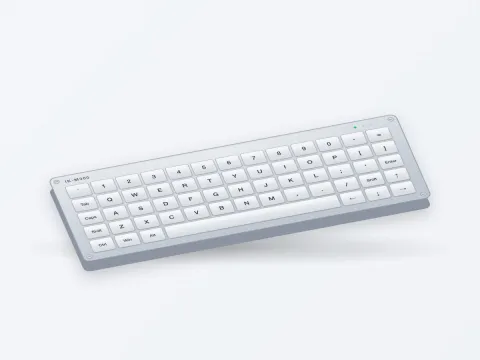 IK-M300 Stainless Steel Panel Mount Keyboard - image 2