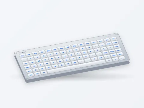 IK-M400 Backlit Vandal-proof Metal Keyboard - image 2