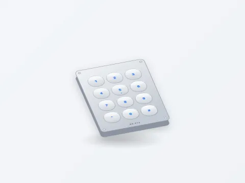 KS-P12 Backlit Access Control Keypad 3×4 - image 2