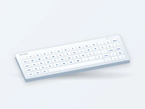 MD-G300 Glass Capacitive Medical Keyboard - image 2