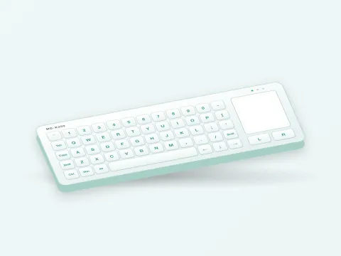 MD-K200 Medical Keyboard with Sealed Touchpad - image 2