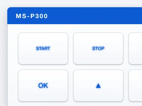 MS-P300 Backlit Membrane Switch with Light Guide Film - image 3