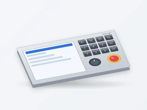 Custom HMI Aluminum Front Panel with Keypad - image 2