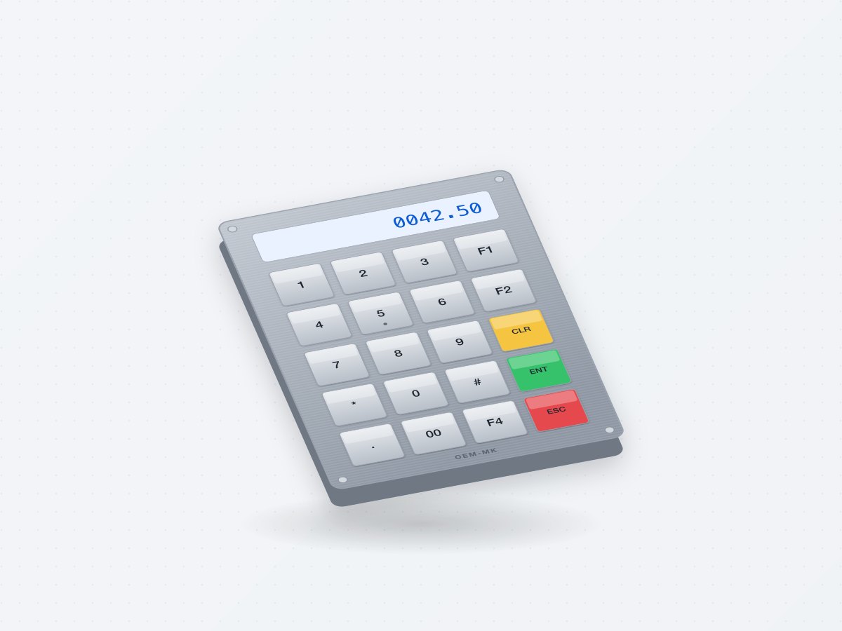 Custom Metal Keypad with Your Layout & Legends