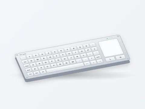 TP-K25 Industrial Keyboard with Touchpad - image 2